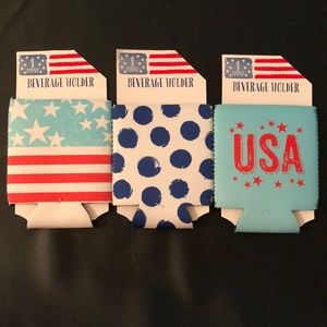 Patriotic and Dots Can Coolers (3)